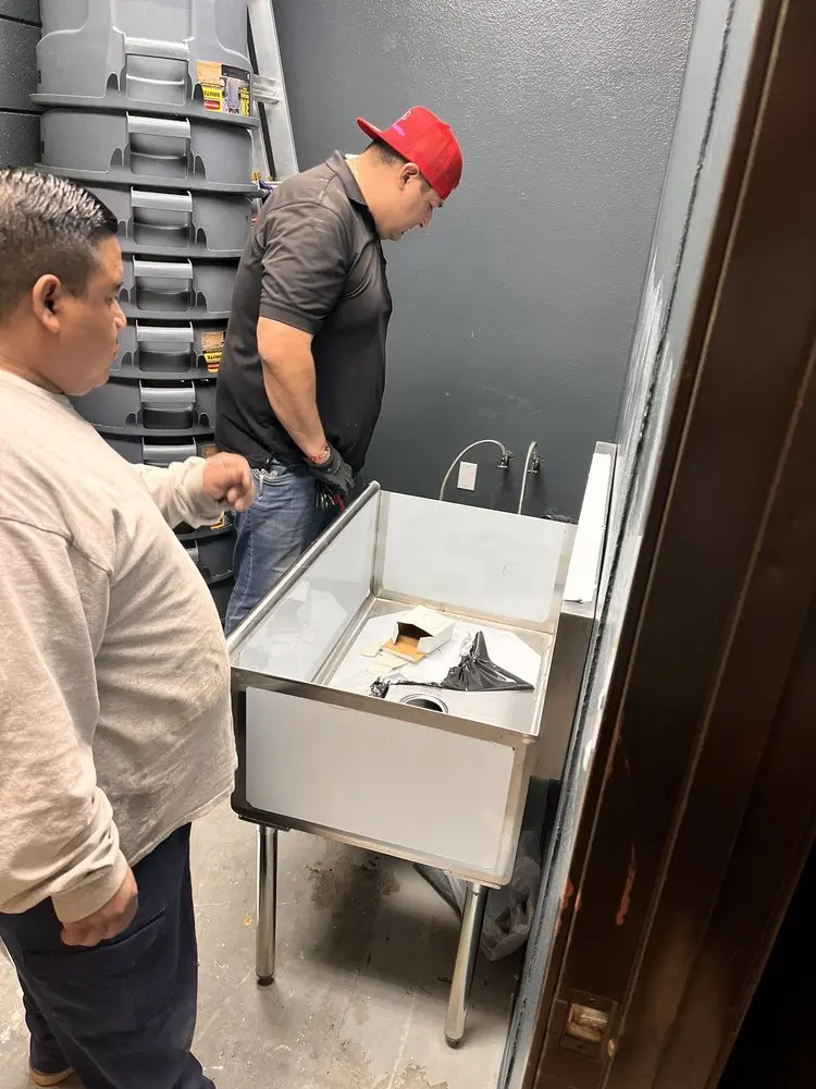 Commercial plumbing and sink installation in Cisco Gardens